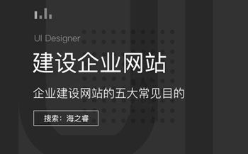 企業(yè)選擇做網站的五大主要目的